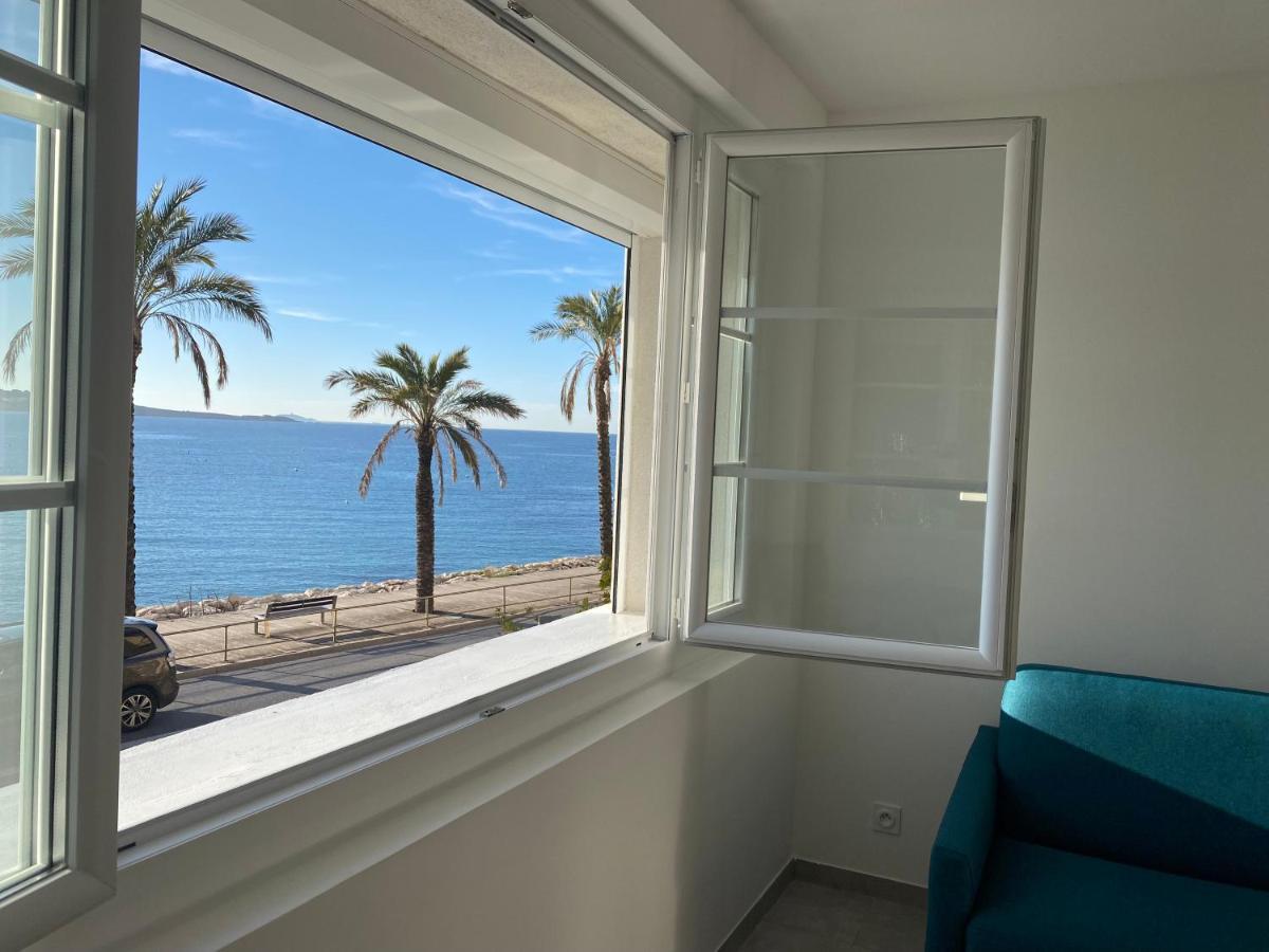 Splendide Studio Miramar Vue Mer Avec Terrasse 邦多勒 外观 照片